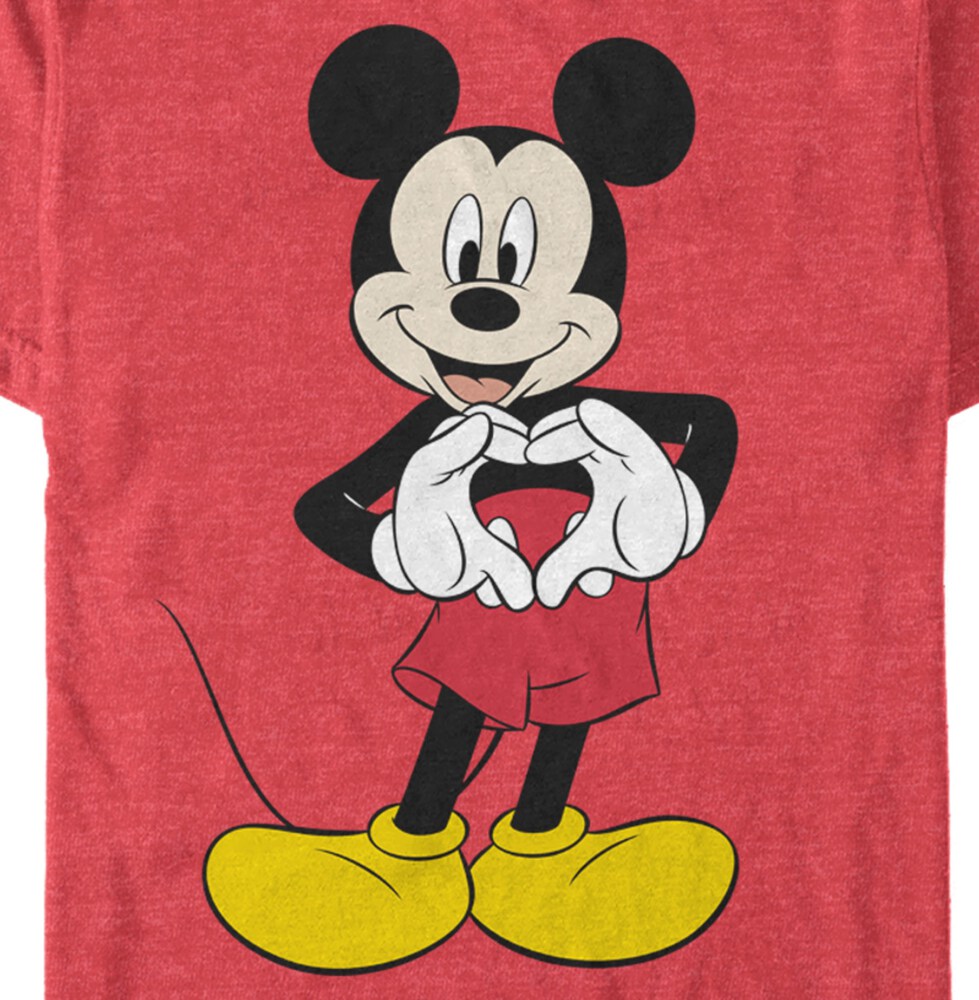 Men's Mickey & Friends Love  Adult T-Shirt