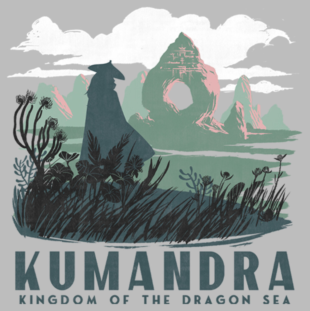 Men's Raya and the Last Dragon Kumandra Kingdom of the Dragon Sea  Adult T-Shirt