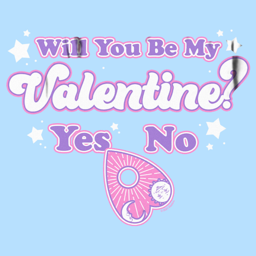 Men's Ouija Will You Be My Valentine? Yes or No?  Adult T-Shirt