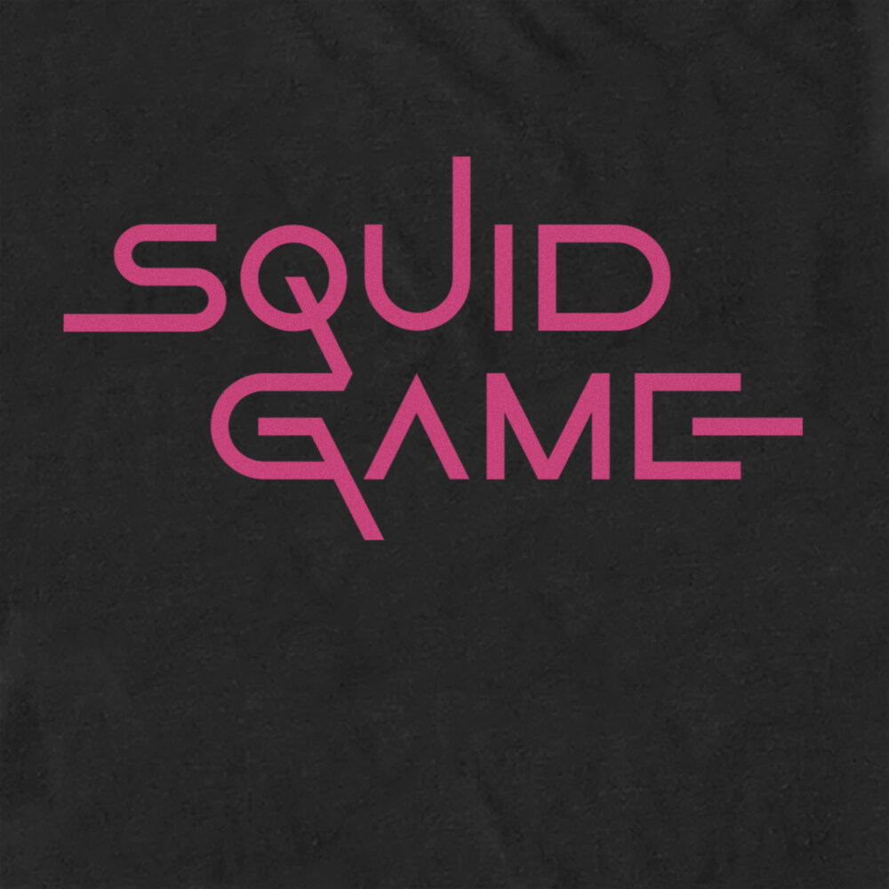 Men's Squid Game Logo Pink  Adult T-Shirt