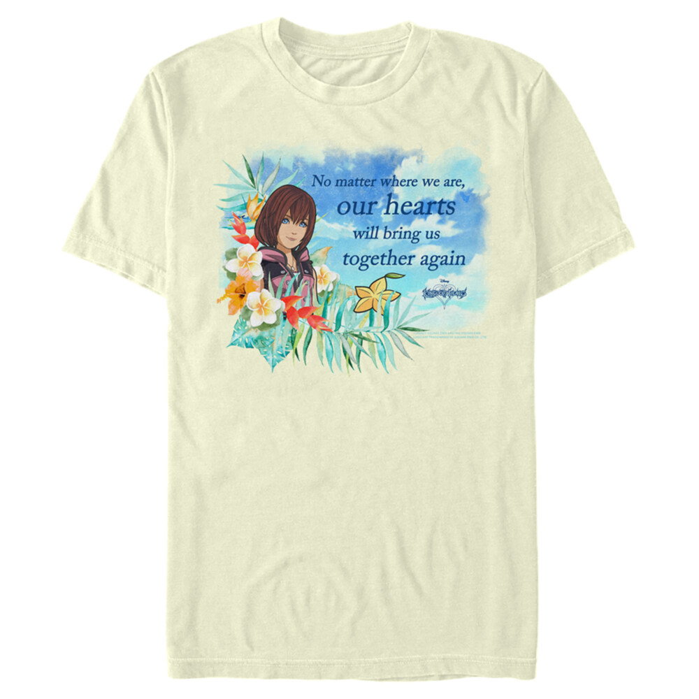 Men's Kingdom Hearts 3 Our Hearts Will Bring Us Together Again  Adult T-Shirt