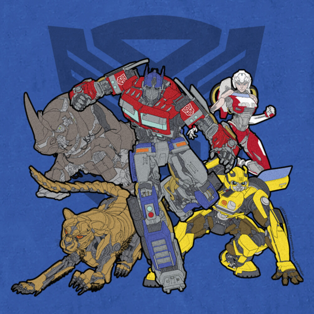 Men's Transformers: Rise of the Beasts Team Logo  Adult T-Shirt