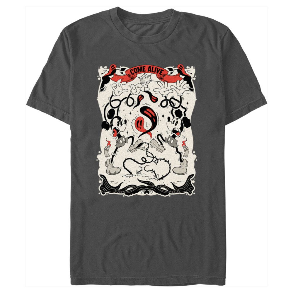 Men's Mickey & Friends Halloween Come Alive  Adult T-Shirt