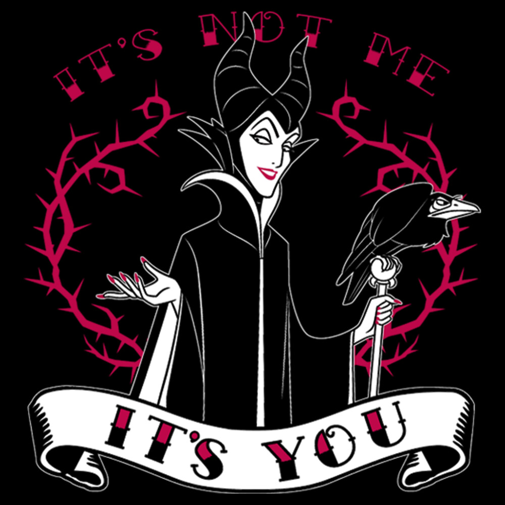 Men's Sleeping Beauty Maleficent Valentine's Day It's Not Me, It's You  Adult Sweatshirt