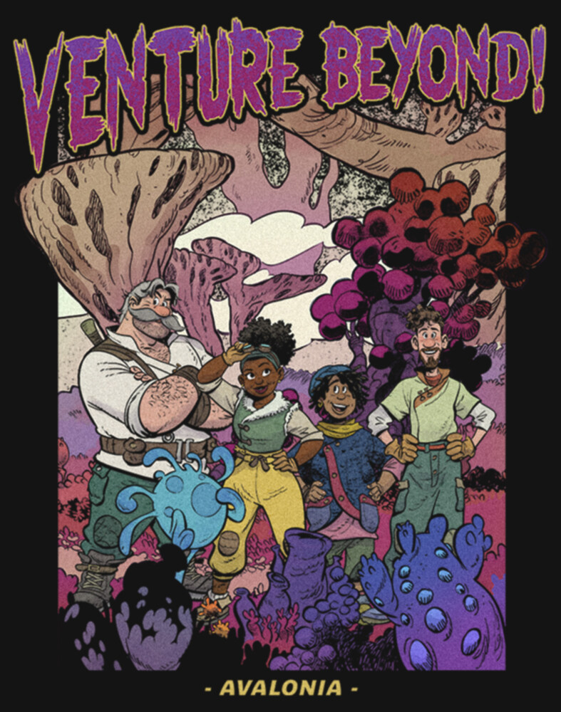 Men's Strange World Venture Beyond Group  Adult Tank Top