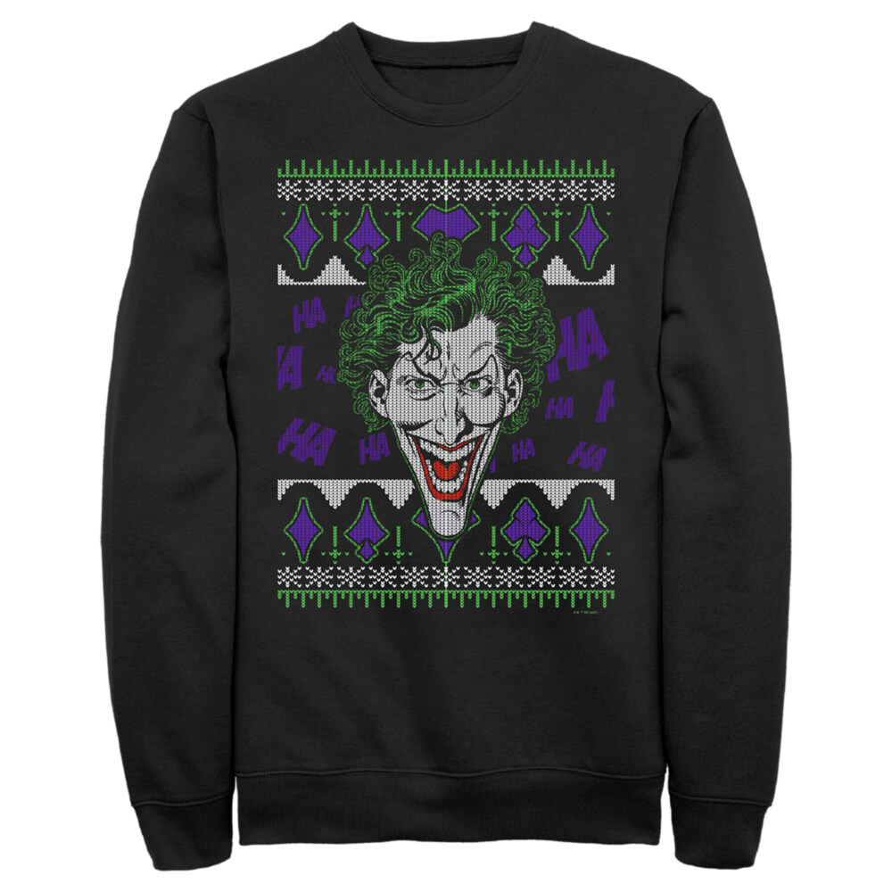 Men's Batman Joker Sweater  Adult Sweatshirt