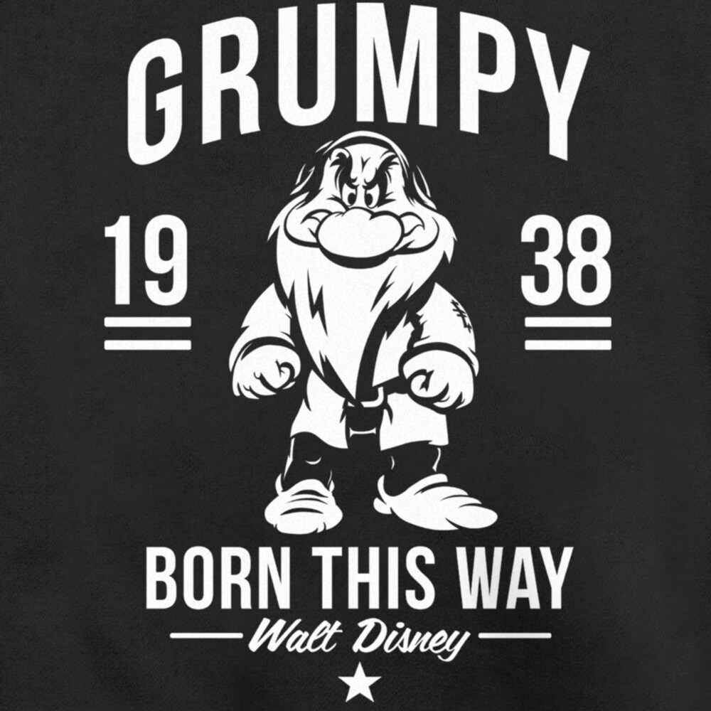 Men's Snow White and the Seven Dwarves Grumpy Born This Way  Adult Sweatshirt