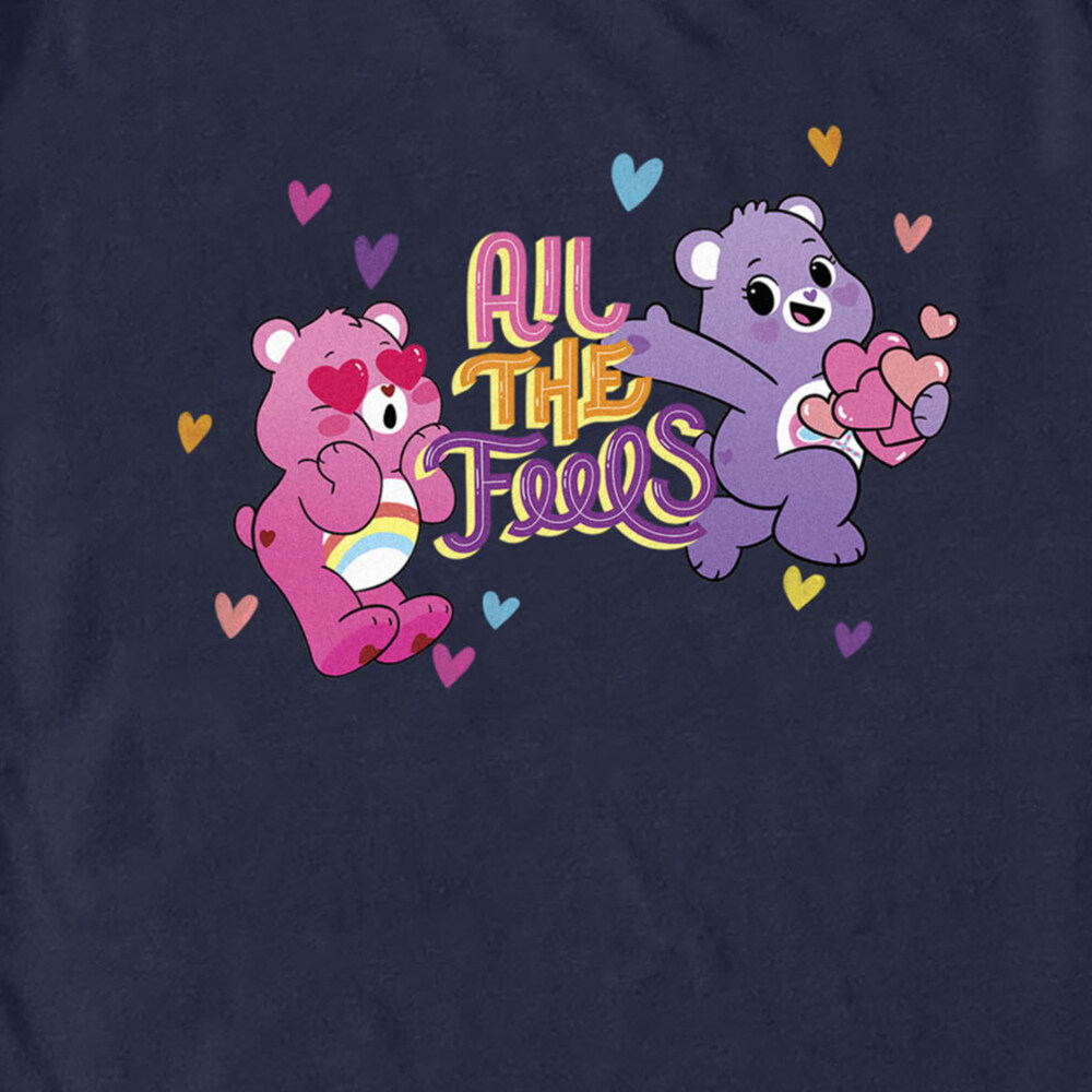 Men's Care Bears All the Feels Cheer  Adult T-Shirt