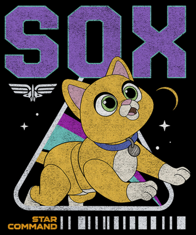 Men's Lightyear Playful Sox  Adult T-Shirt