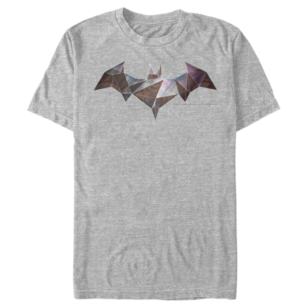 Men's Batman Logo Geometric Wing  Adult T-Shirt