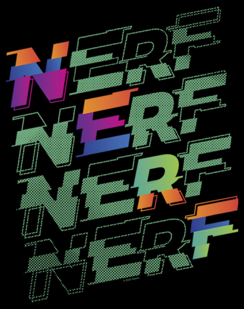 Men's Nerf Gradient Glitch  Adult T-Shirt