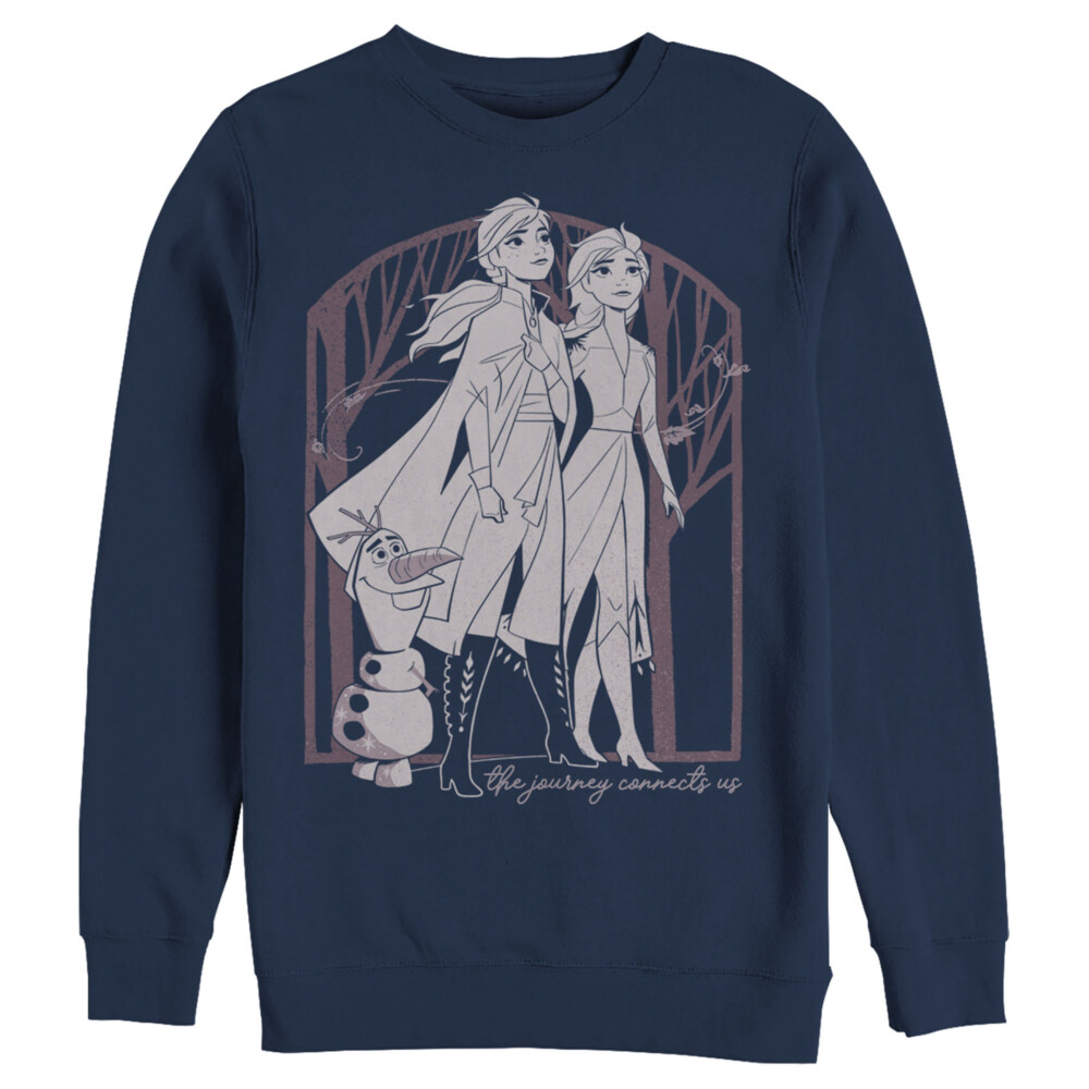 Men's Frozen 2 Sister Forest Frame  Adult Sweatshirt