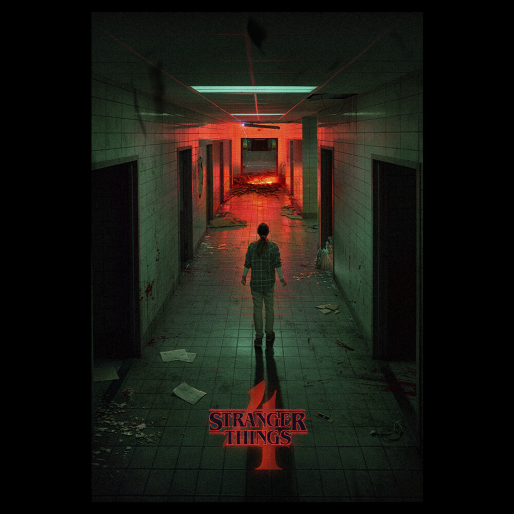 Men's Stranger Things The Lab Rift Eleven Poster  Adult T-Shirt