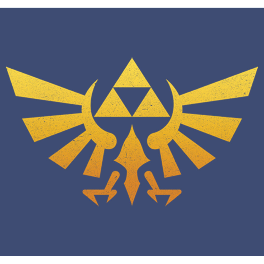 Men's Nintendo Legend of Zelda Triforce Fade  Adult T-Shirt