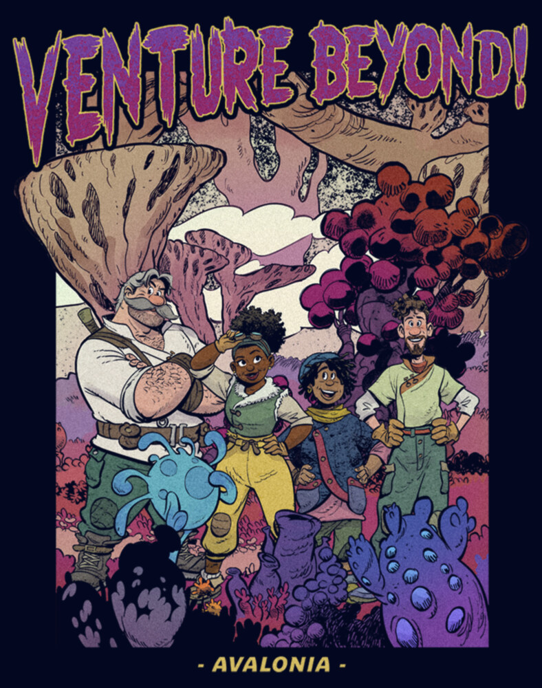 Men's Strange World Venture Beyond Group  Adult T-Shirt