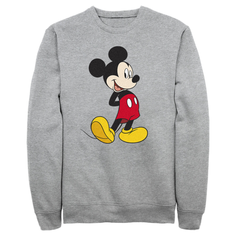 Men's Mickey & Friends Smiling Mickey Mouse Portrait  Adult Sweatshirt