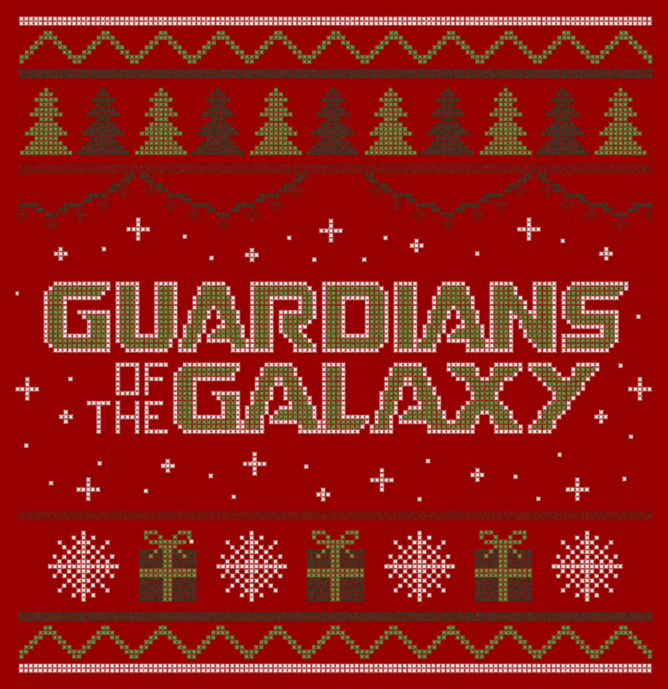 Men's Guardians of the Galaxy Holiday Special Christmas Sweater Print  Adult T-Shirt