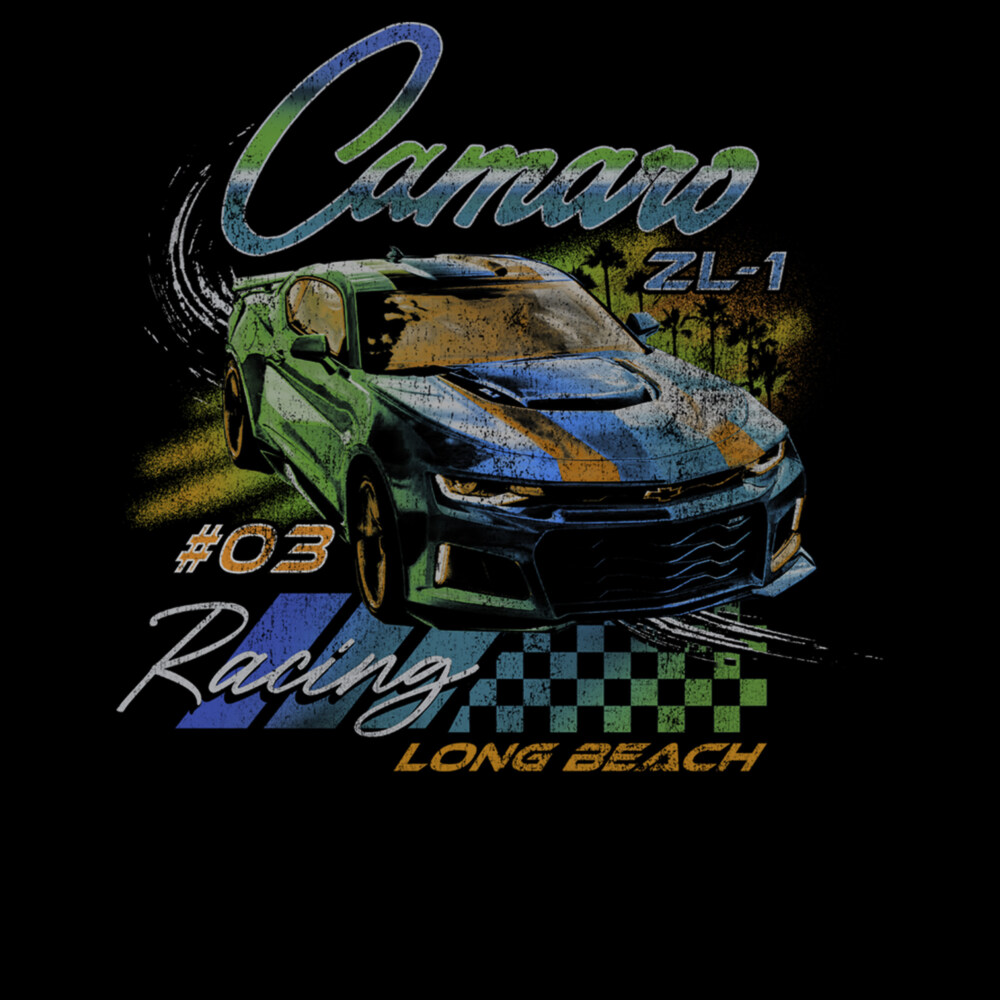 Men's General Motors Camaro Long Beach Racing  Adult Sweatshirt