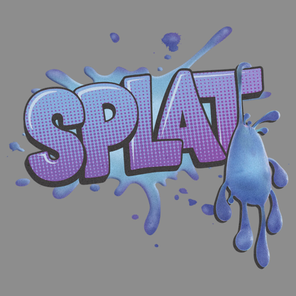 Men's Strange World Splat Logo  Adult T-Shirt