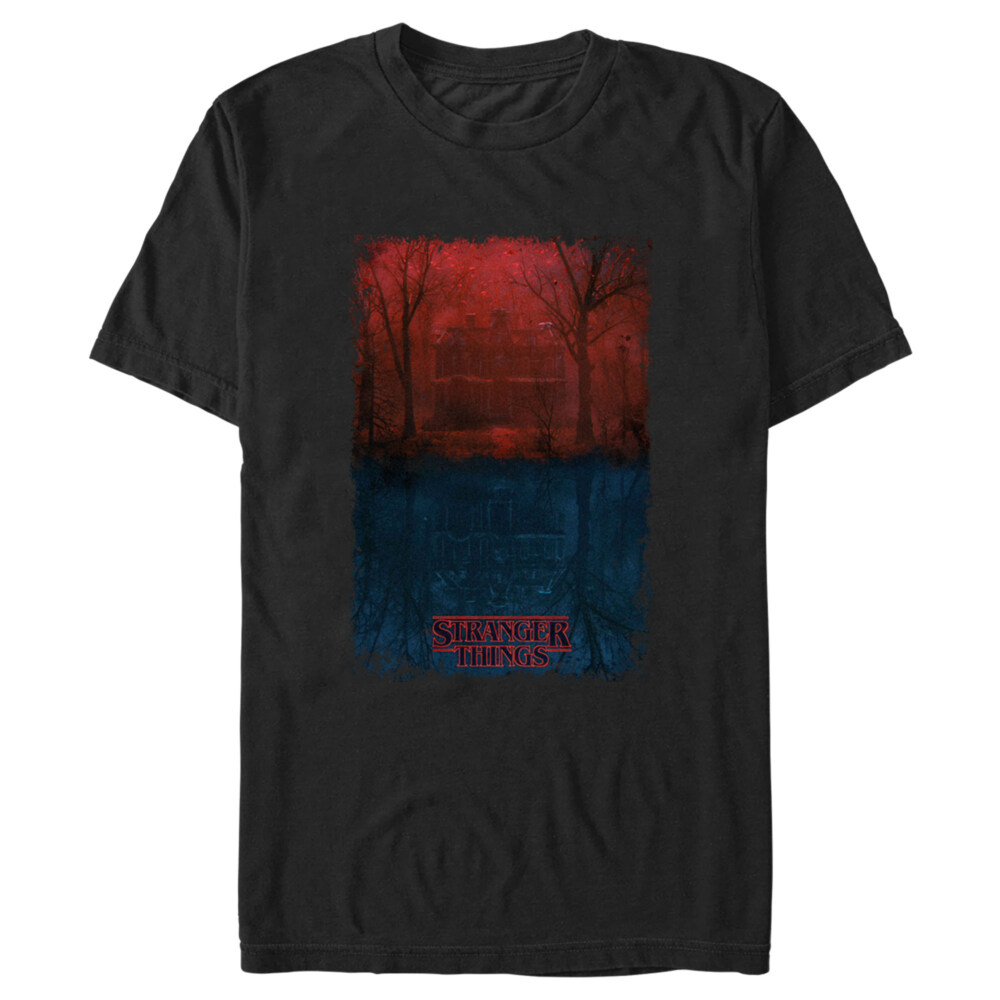 Men's Stranger Things Creel Household in The Upside Down  Adult T-Shirt
