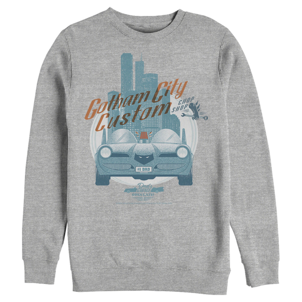 Men's Batman Custom Batmobile  Adult Sweatshirt