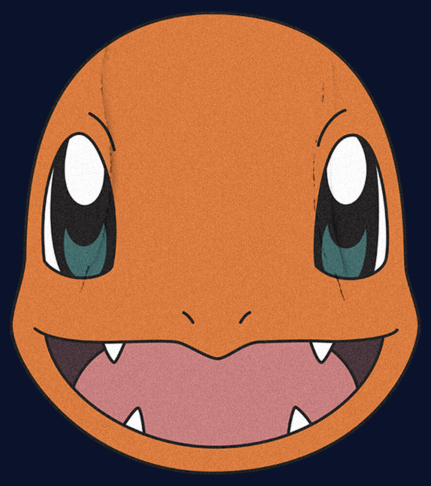 Men's Pokemon Charmander Smile  Adult Pull Over Hoodie