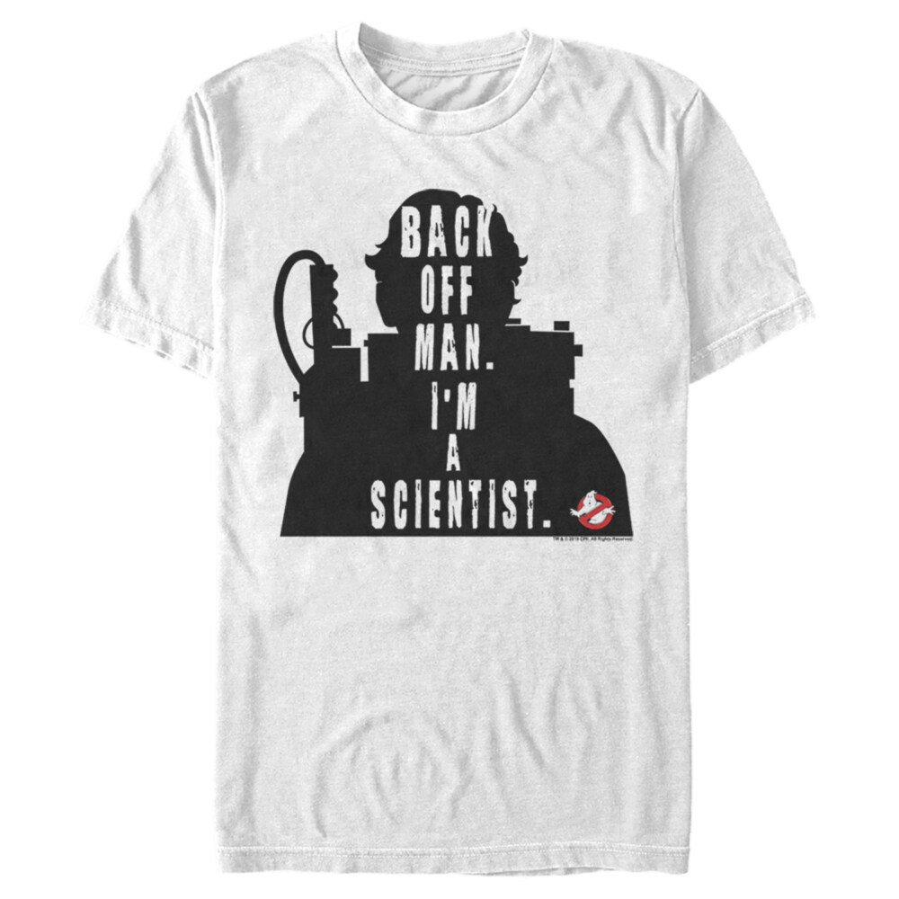 Men's Ghostbusters Venkman Black Silhouette  Adult T-Shirt
