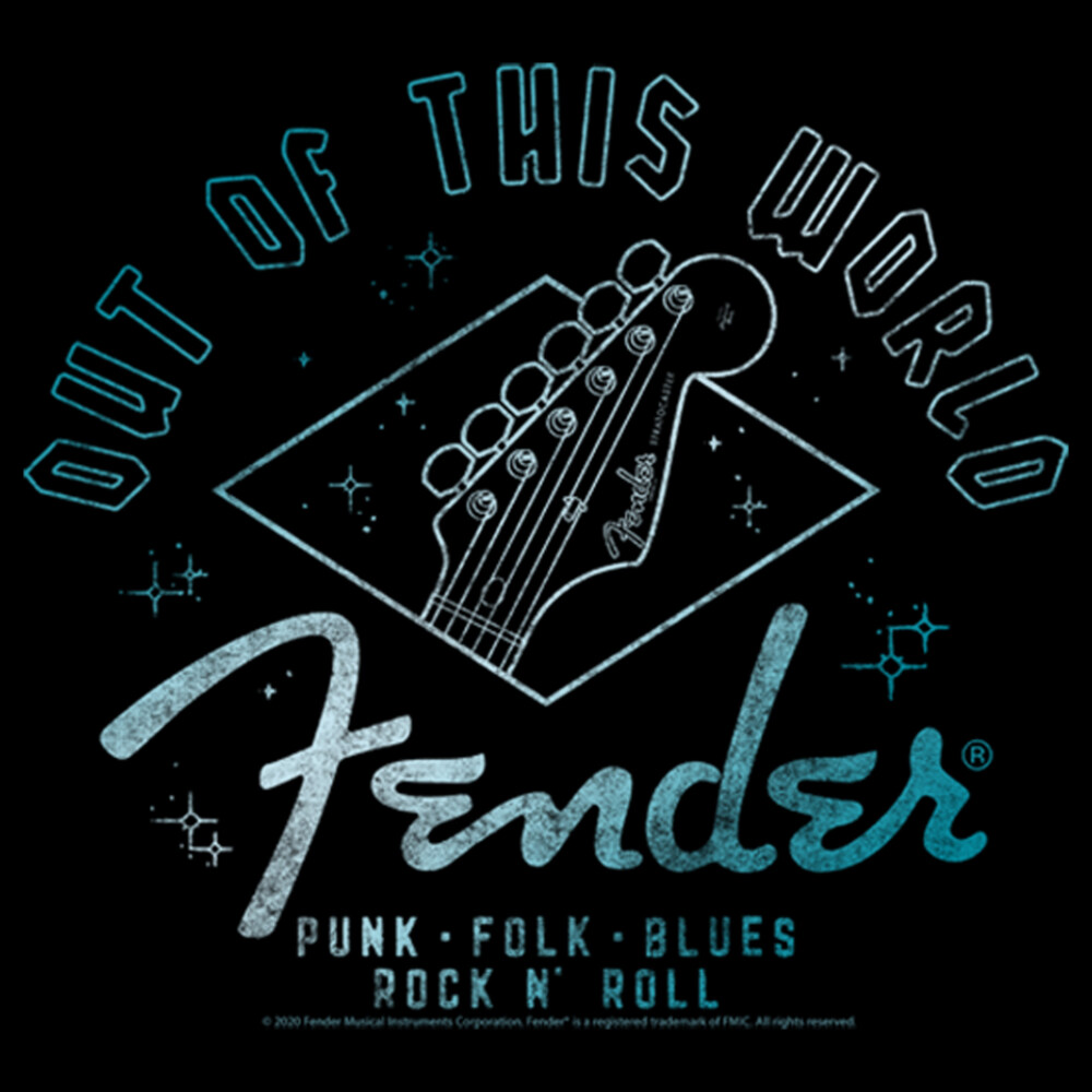 Men's Fender Out of This World  Adult T-Shirt