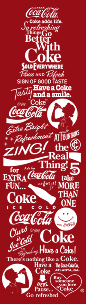 Men's Coca Cola Unity Logo Bottle  Adult T-Shirt