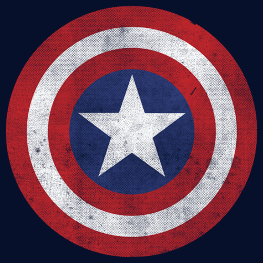 Men's Marvel Captain America Classic Shield  Adult Pull Over Hoodie