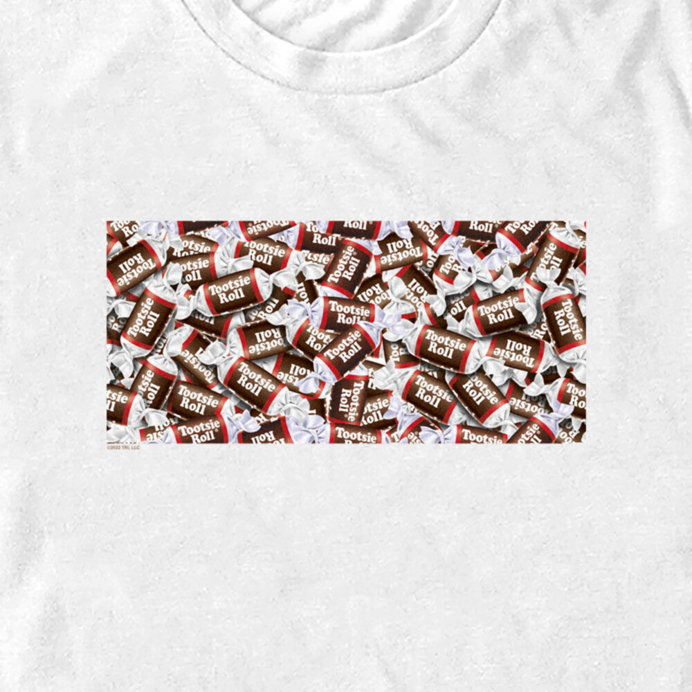 Men's Tootsie Roll Classic Candy Collage  Adult T-Shirt
