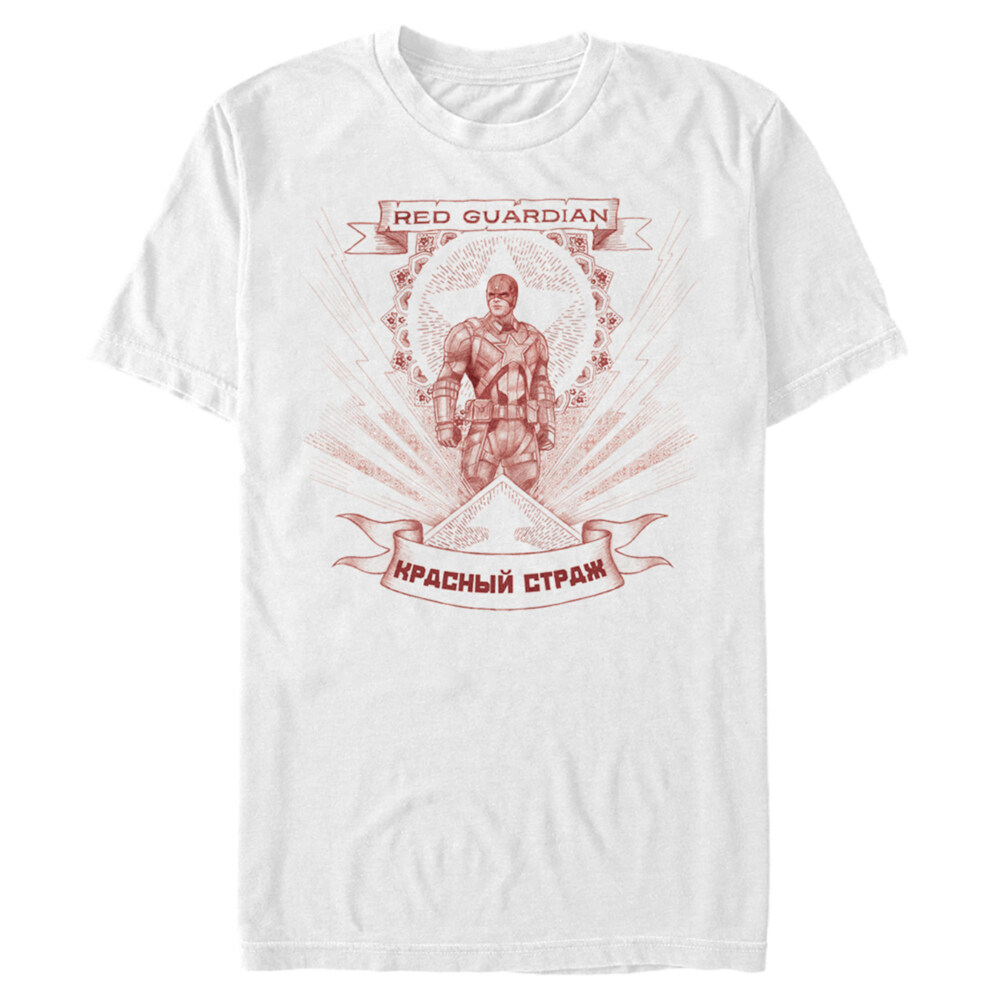 Men's Marvel Black Widow Guardian Halo  Adult T-Shirt