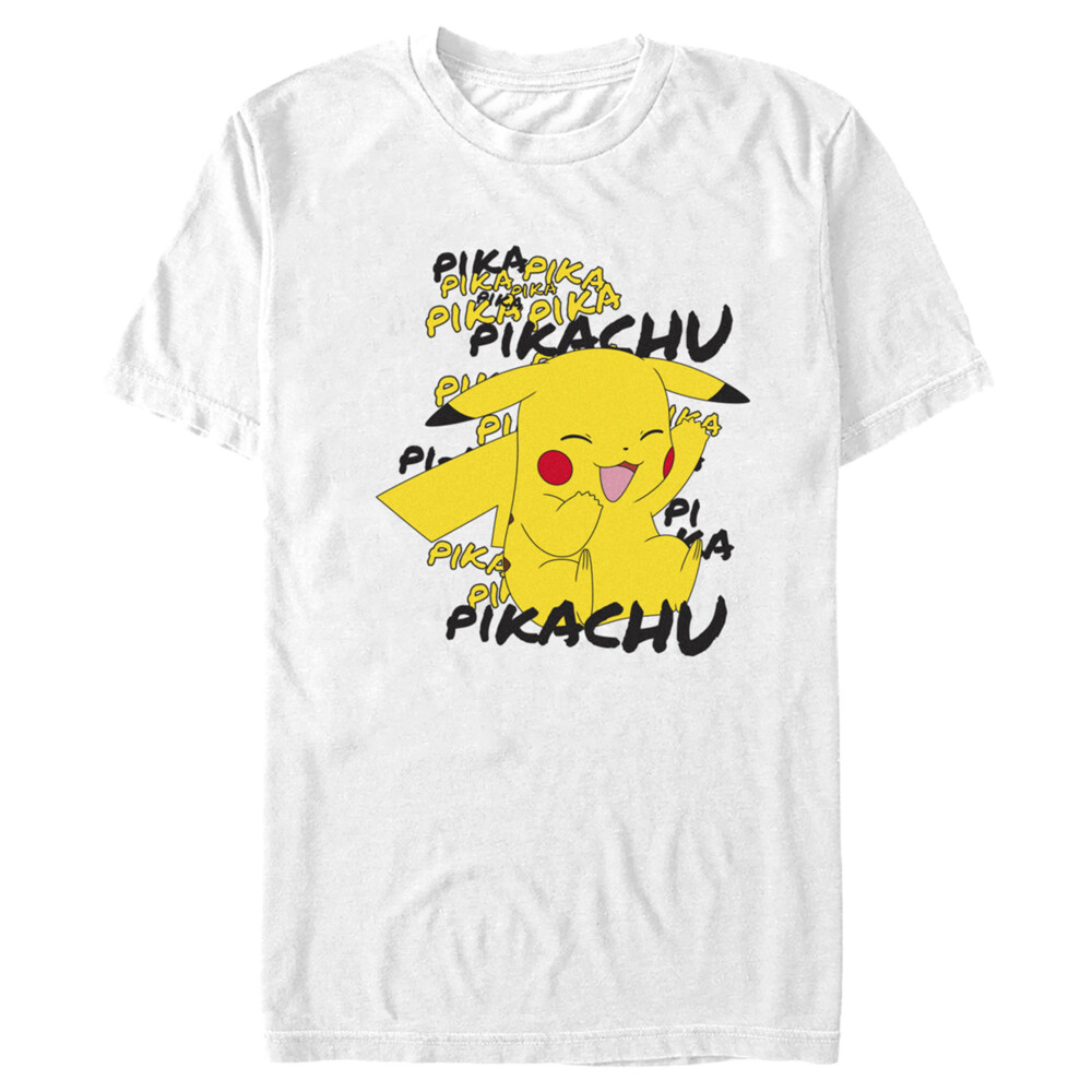 Men's Pokemon Pikachu Laughing  Adult T-Shirt