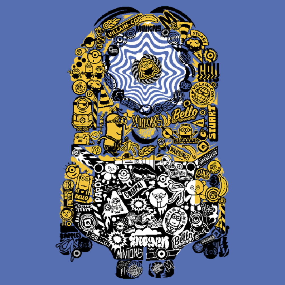 Men's Minions: The Rise of Gru Stuart Fill  Adult T-Shirt