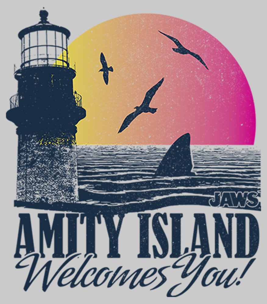 Men's Jaws Amity Island Tourist Welcome  Adult Sweatshirt