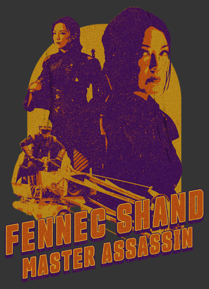 Men's Star Wars: The Book of Boba Fett Fennec Shand Master Assassin  Adult Pull Over Hoodie