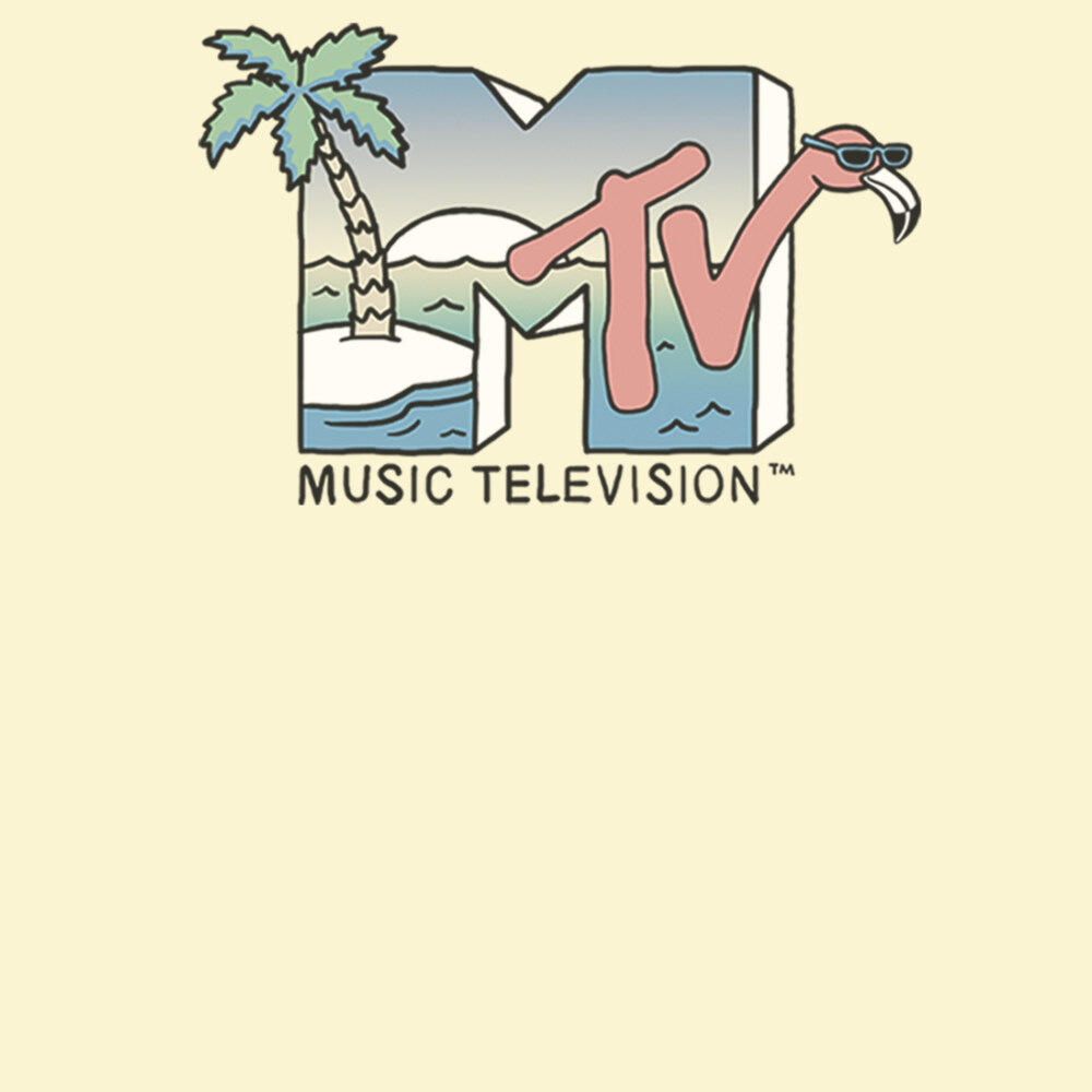 Men's MTV Beach Vacation Logo  Adult T-Shirt
