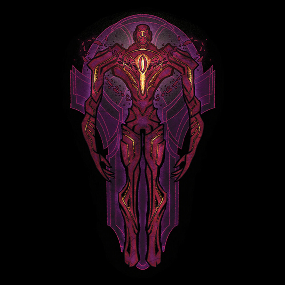 Men's Marvel Eternals Kro Stained Glass  Adult T-Shirt