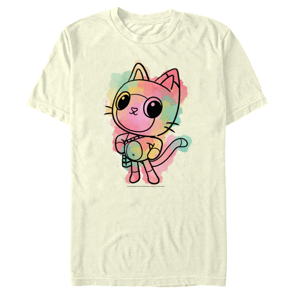 Men's DreamWorks: Gabby's Dollhouse Colorful Pandy Paws  Adult T-Shirt