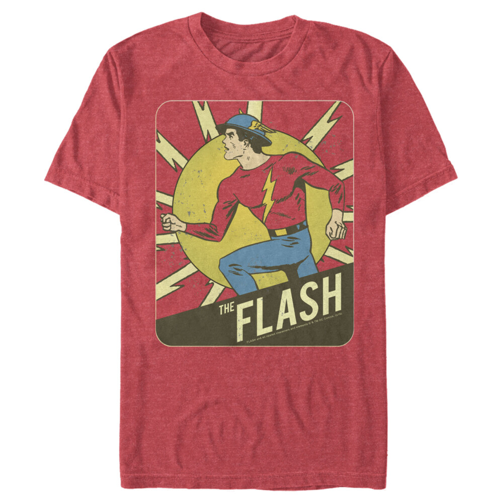 Men's The Flash Vintage Frame  Adult T-Shirt
