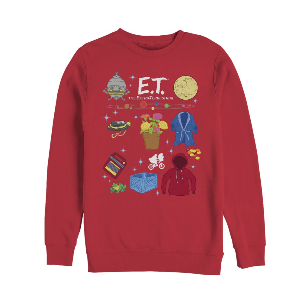 Men's E.T. the Extra-Terrestrial Favorite Movie Props  Adult Sweatshirt