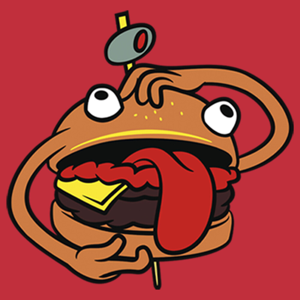 Men's Fortnite Durr Burger  Adult Sweatshirt