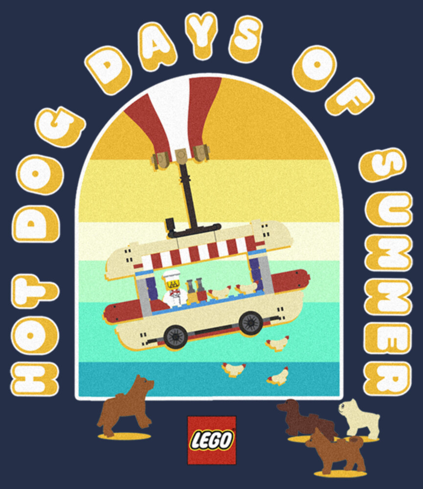 Men's LEGO Hot Dog Days of Summer  Adult T-Shirt