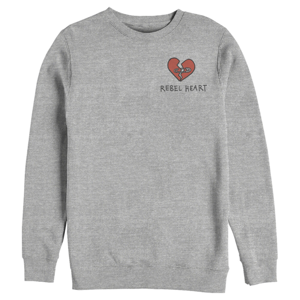 Men's Cruella Rebel Heart  Adult Sweatshirt