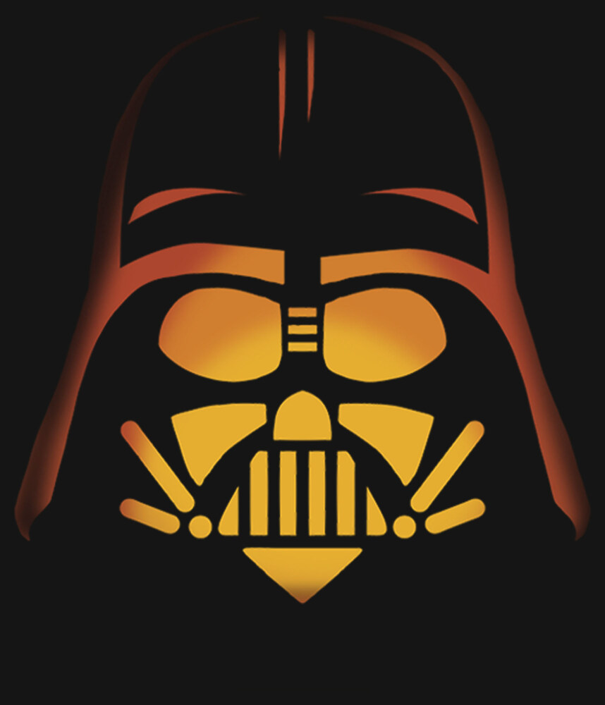 Men's Star Wars: A New Hope Halloween Darth Vader Pumpkin  Adult Long Sleeve Shirt