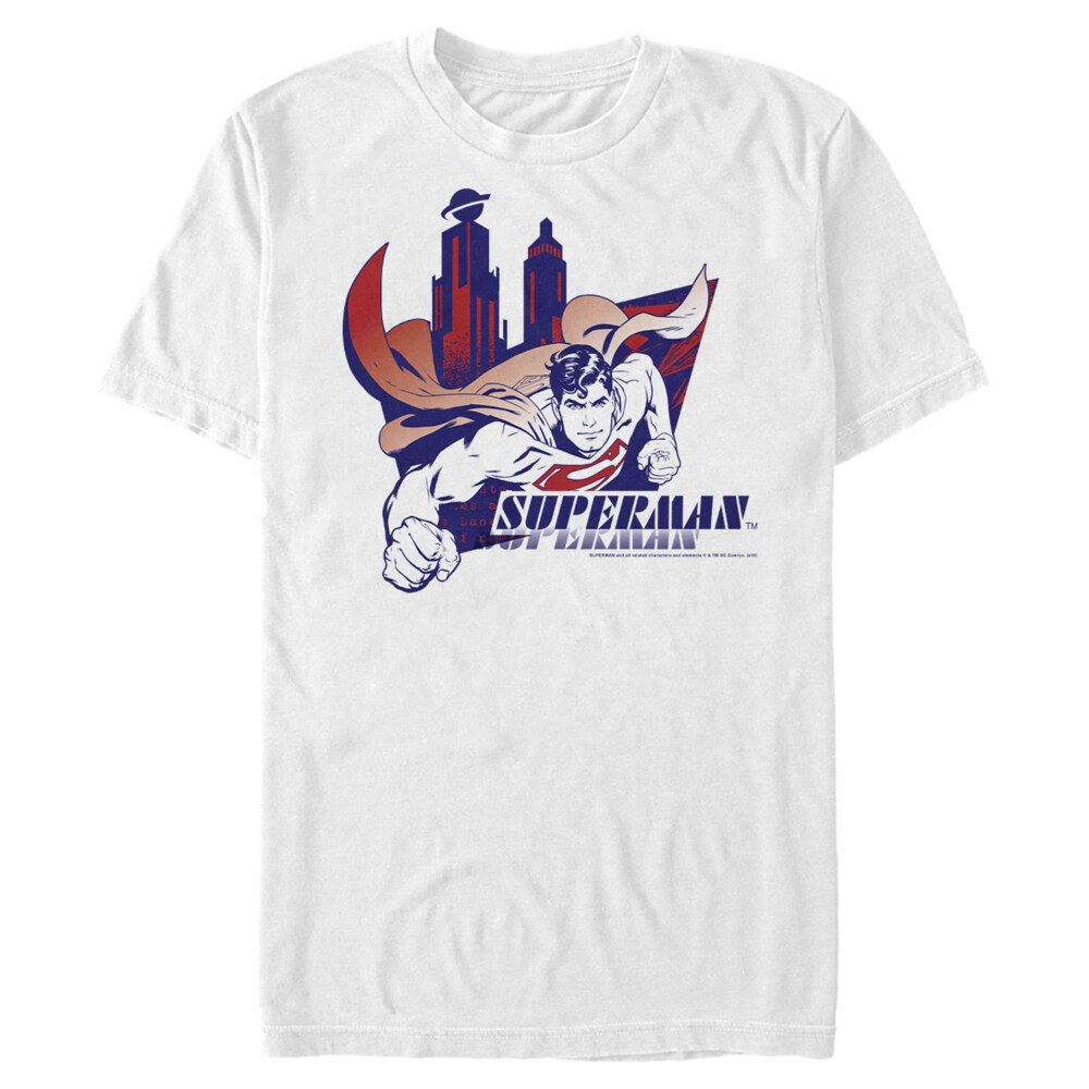 Men's Superman City's Hero  Adult T-Shirt