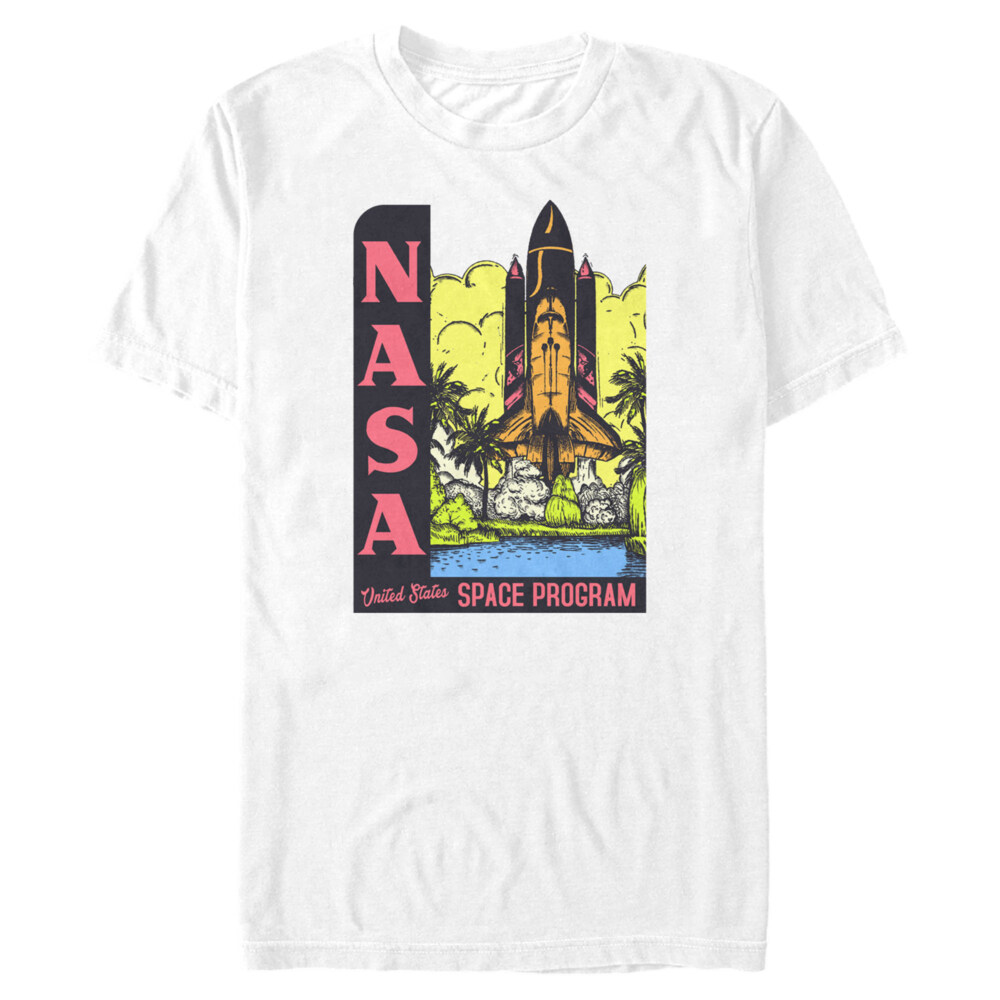 Men's NASA Bold Space Program  Adult T-Shirt