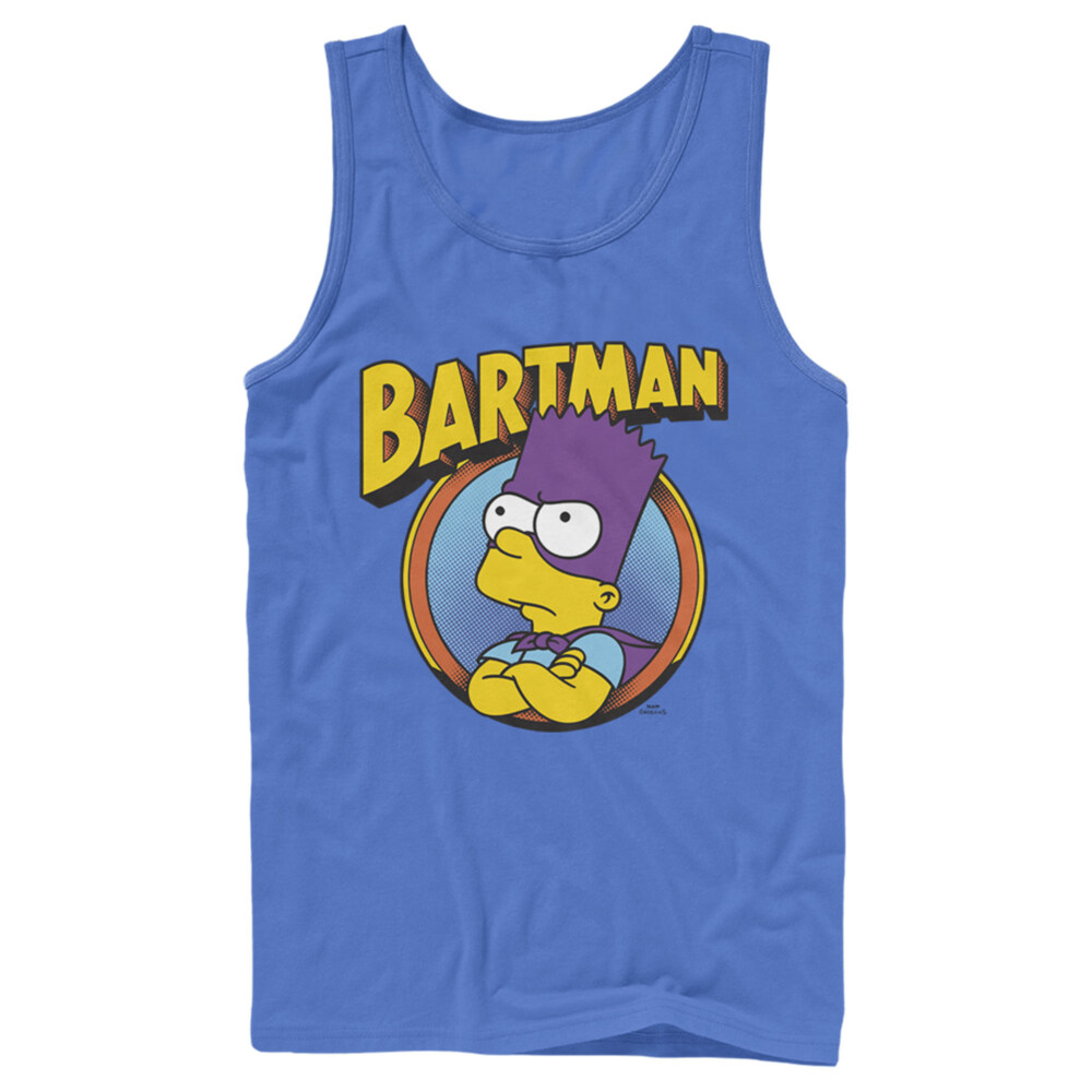 Men's The Simpsons Bartman  Adult Tank Top