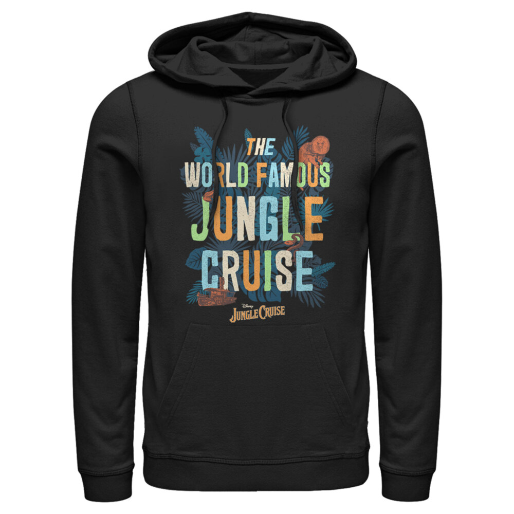 Men's Jungle Cruise The World Famous Logo  Adult Pull Over Hoodie