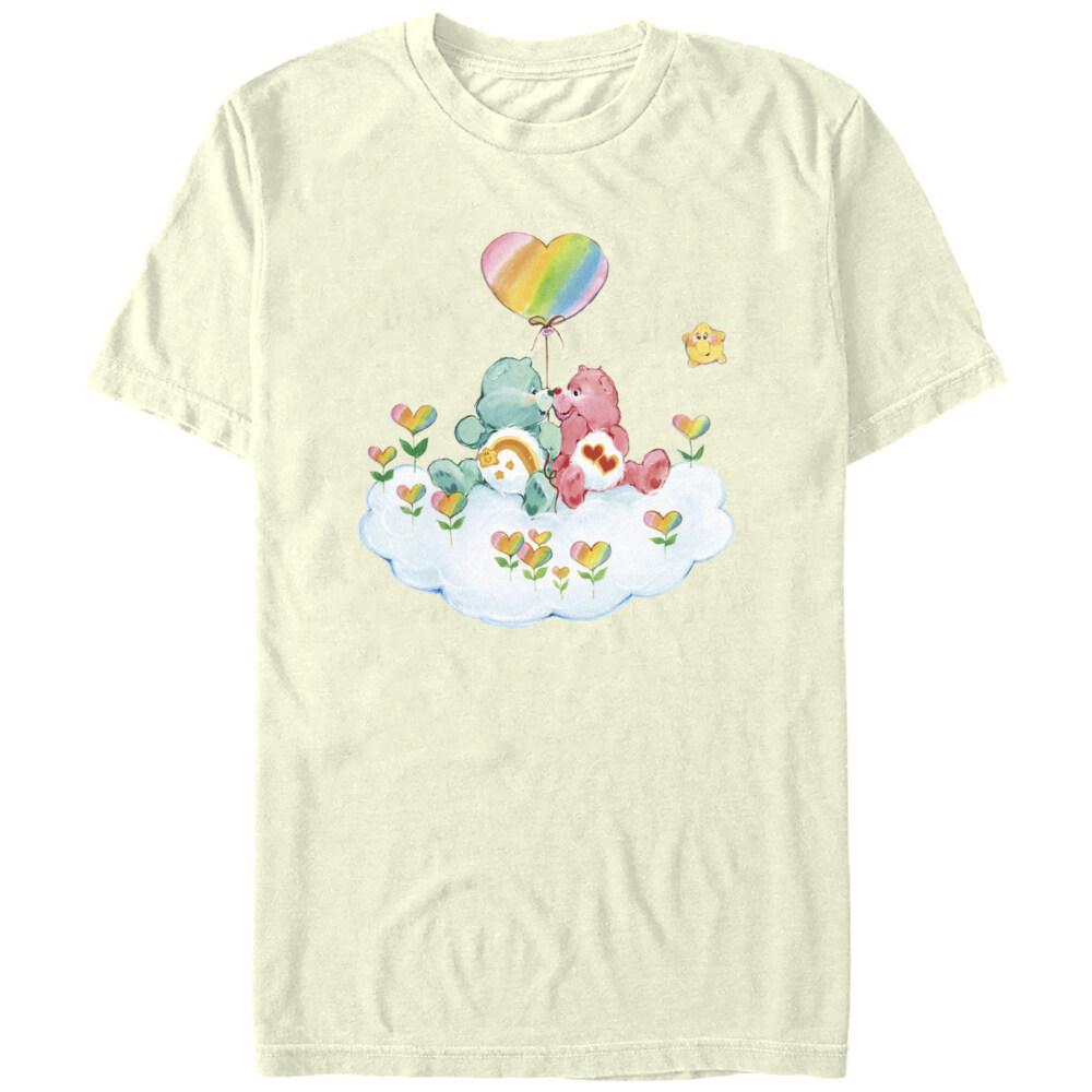 Men's Care Bears Nose Kiss Bears  Adult T-Shirt
